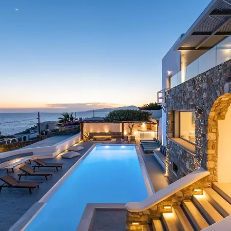 Villa Infinium One, Sunset Views 10' From Mykonos Town! *