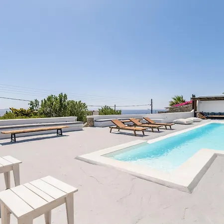 Infinium One, Sunset Views 10' From Mykonos Town! Villa