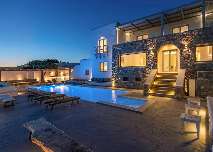 Infinium One, Sunset Views 10' From Mykonos Town! *