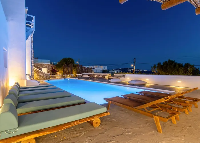 Infinium One, Sunset Views 10' From Mykonos Town! Agios Stefanos (Mykonos)