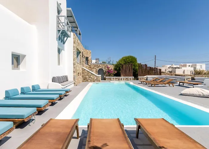 Villa Infinium One, Sunset Views 10' From Mykonos Town!