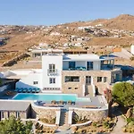 Infinium One, Sunset Views 10' From Mykonos Town! Villa *