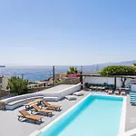 Infinium One, Sunset Views 10' From Mykonos Town! Villa *