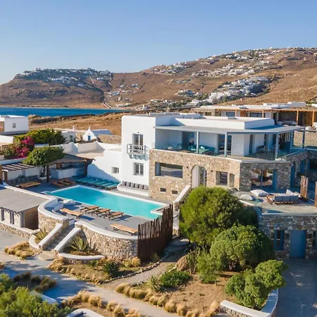 Infinium One, Sunset Views 10' From Mykonos Town! וילה
