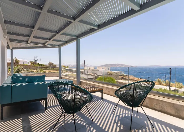 빌라 Infinium One, Sunset Views 10' From Mykonos Town! 아기오스 스테파노스