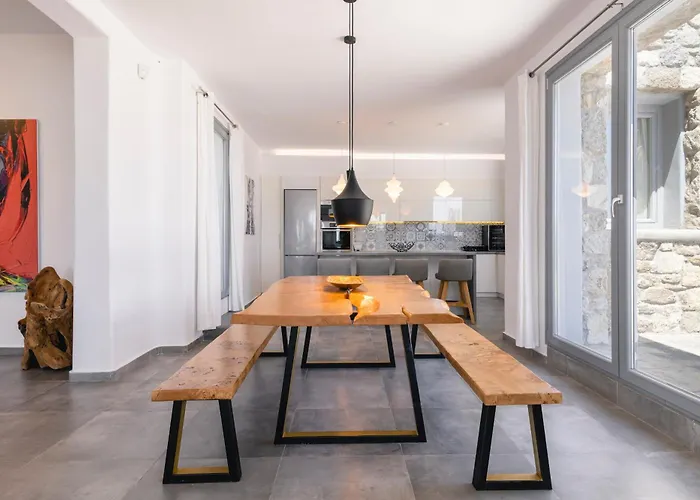 Infinium One, Sunset Views 10' From Mykonos Town! 빌라 *