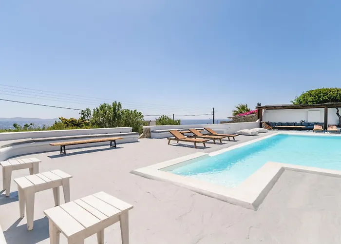 Infinium One, Sunset Views 10' From Mykonos Town! 빌라