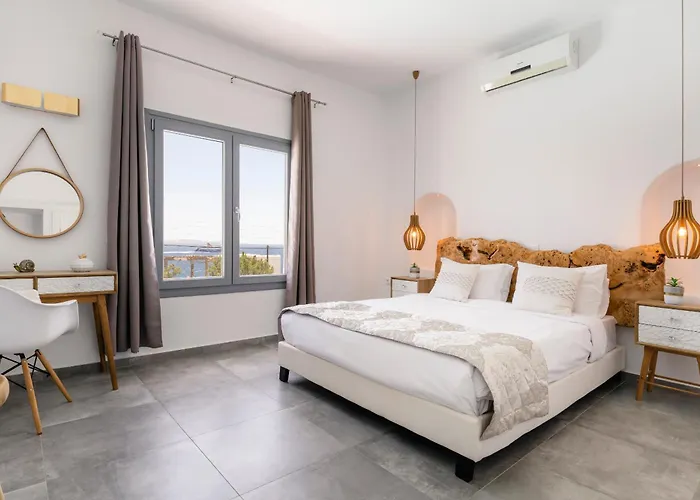 Infinium One, Sunset Views 10' From Mykonos Town! 빌라 *