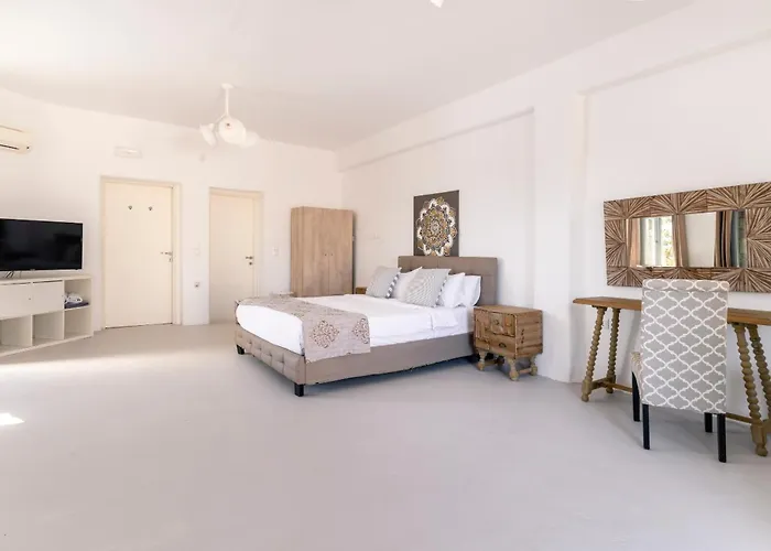 빌라 Infinium One, Sunset Views 10' From Mykonos Town!