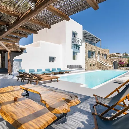 Infinium One, Sunset Views 10' From Mykonos Town! Villa