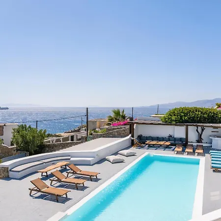 Infinium One, Sunset Views 10' From Mykonos Town! Villa *