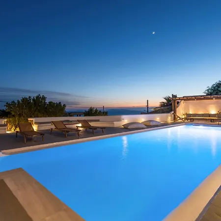 Villa Infinium One, Sunset Views 10' From Mykonos Town! *